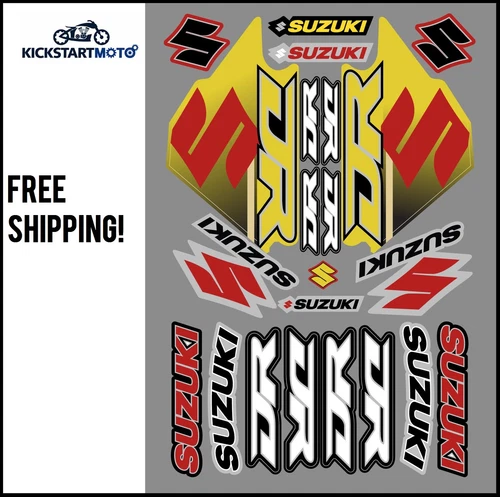 Sticker/Decal set for Suzuki DR125 DR200 DR250 DR350 DR650 DR Stickers