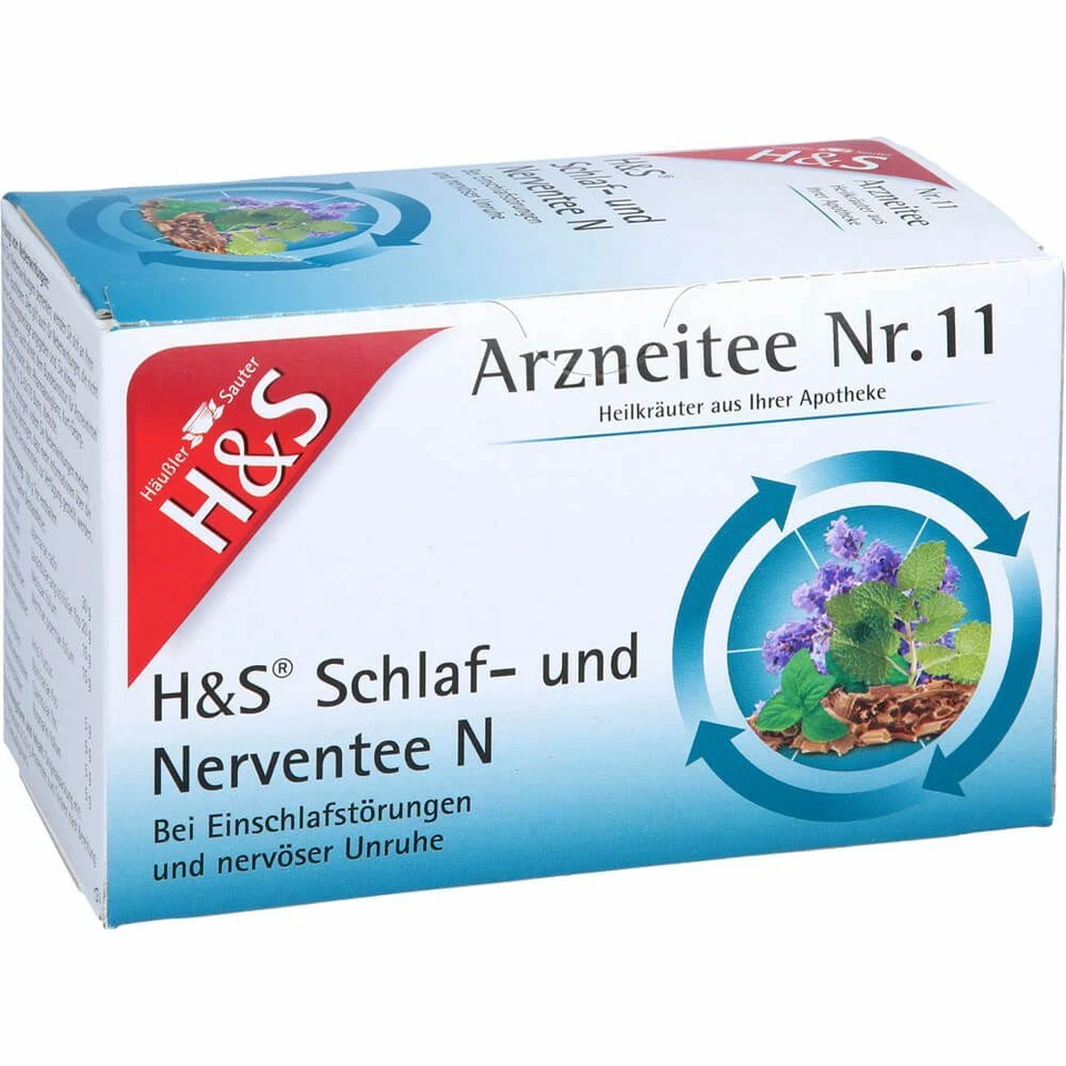 H&S TEE - GESELLSCHAFT MBH & CO. H&S Schlaf- und Nerventee N Filterbeutel 40 g PZN13587981