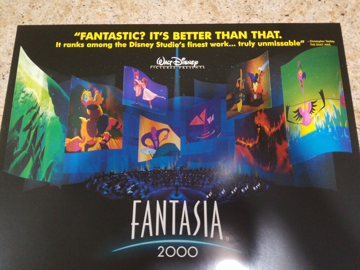 Fantasia 2000 movie poster - 12 x 16 inches - Walt Disney | eBay