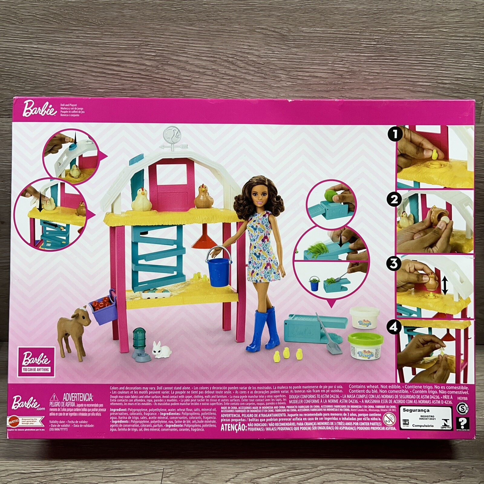 Mattel HGY88 Hatch & Gather Egg Farm Barbie Doll and Playset for sale