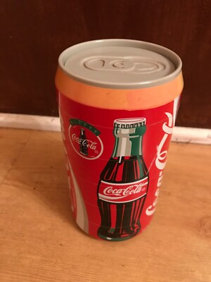 VINTAGE 1995 COCA COLA PUZZLE CAN COASTER - 6 Plastic Stacking