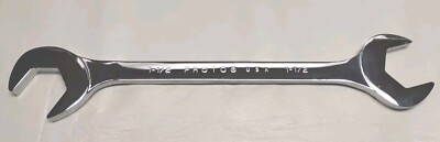 Proto Professional J3148 ~ 1 1/2'' Open End Wrench ~ 15° and 60° Angle ~ USA Made