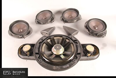 04-06 Mercedes W211 E55 AMG CLS550 Subwoofer Speaker Set Complete