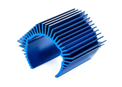 Traxxas 3362-BLUE Heat sink, low profile, Velineon 1200XL