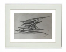 The Japanese Painter Hajime Kato (1925-2000) Original Abstraction 1960/70 (76)