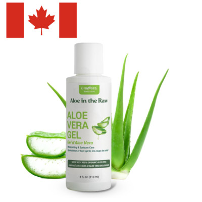 Univera Organic Aloe Gel 4oz for Deep Hydration & Sunburn Relief