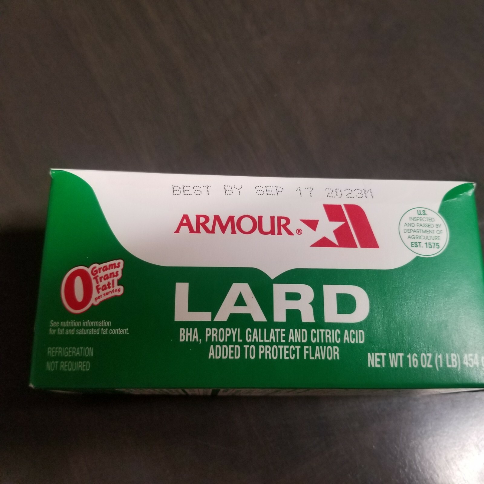 Armour Lard 3 Packages 16 oz Best By 09/17/23Free Priority Shipping New eBay