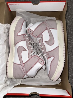 Size 15 - Nike Dunk High 1985 Pink Denim rare low travis sb retro