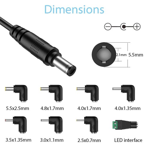 DC 12V 2A Car Charger Universal Power Cord Cigarette Lighter for Portable RCA - Picture 7 of 7