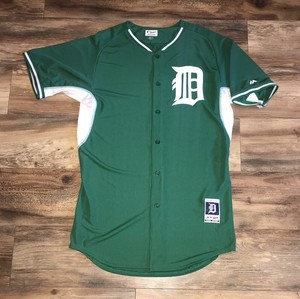 detroit tigers st patrick's day jersey