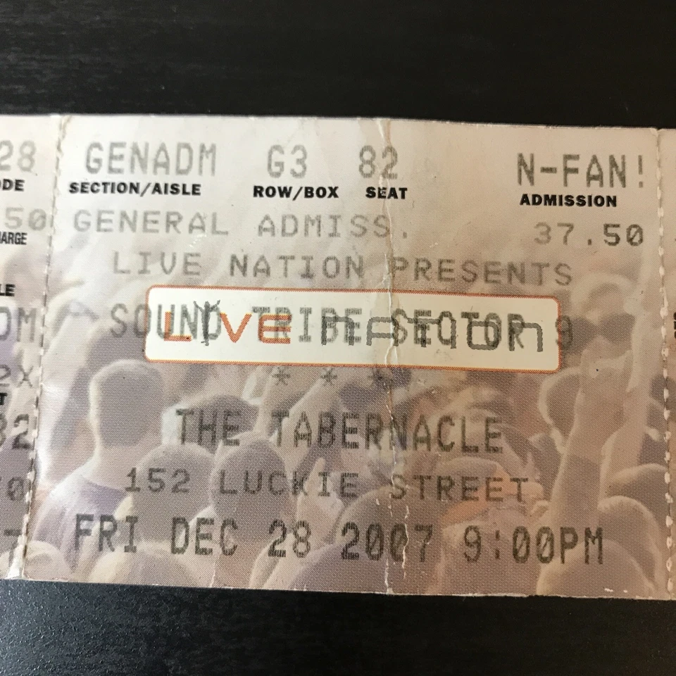 2 Ticket Stubs - STS9 2008 NYE Run, Tabernacle Atlanta Dec. 2007 - Image 2 of 3