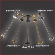 Heavyweight Cast Iron Radiator Wall Stays (10 Finishes) Adjustable Depth