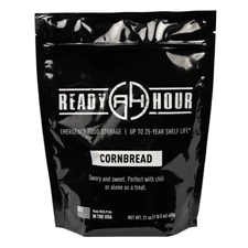 Cornbread Emergency Survival Food Pouches Meal 25 Year Shelf Life 12 Serving Bag