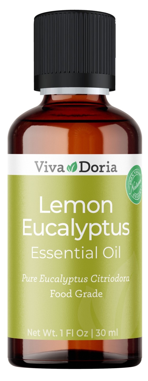 Viva Doria Pure Lemon Eucalyptus Essential Oil, Food Grade, 1 Fl Oz