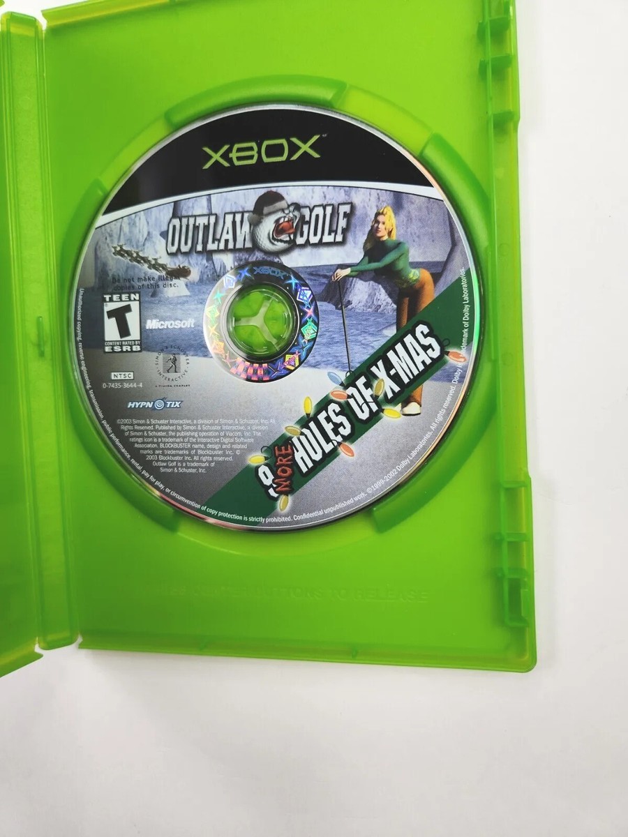 Outlaw Golf 9 Holes of X-Mas Blockbuster Exclusive Microsoft Xbox