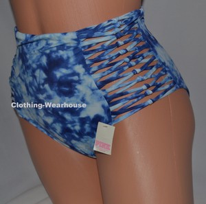 high waisted tie bikini bottoms