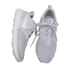 NIKE 7.5 Shoes Golf Roshe G Spikeless Platinum/Silver Mens 6065-003