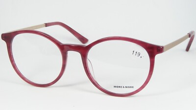 MORE & MORE 50580 310 ROSE-PINK MAUVE EYEGLASSES GLASSES 49-18-135mm Germany