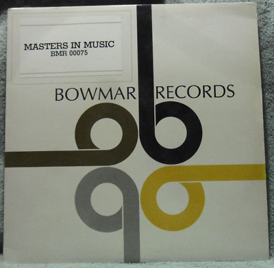 BOWMAR Orchestral Library ''Masters Of Music'' LP NM/NM BMR 00075 Vinyl  Record