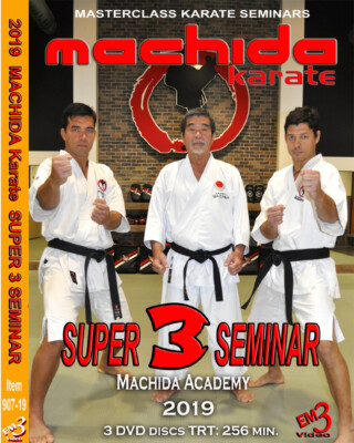 MACHIDA Karate SUPER-3-SEMINAR 2019 - One Day Three Seminars (3 DVD Set)