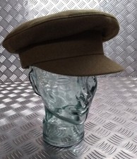 No2 Dress Hat Vintage Khaki / Green Old Pattern By H E Glover of England 61cm