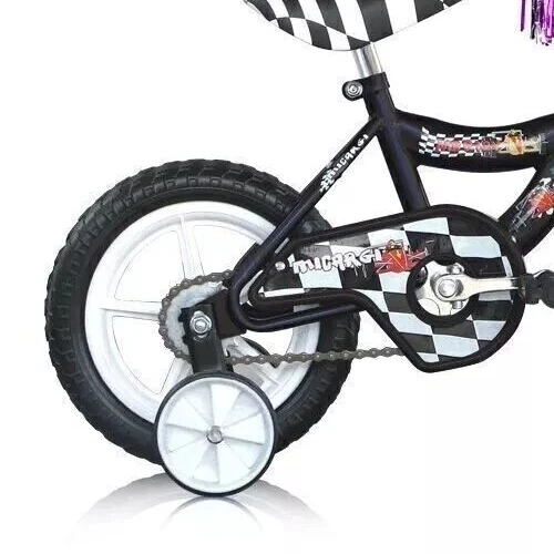 Bicicleta de regalo de juguete para niños de 12" con ruedas de entrenamiento 2-4 años neumáticos de espuma bicicleta segura Foto 3 de 4