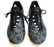 adidas Women's Barricade 12 Tennis Shoe SZ 9 Black/Gold Metallic/Carbon