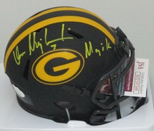 Packers DON MAJKOWSKI Signed Riddell ECLIPSE Mini Helmet AUTO w/ 