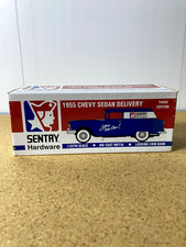1955 Chevy Sedan Delivery Blue Truck Limited Edition Coin Bank Sentry Hardware