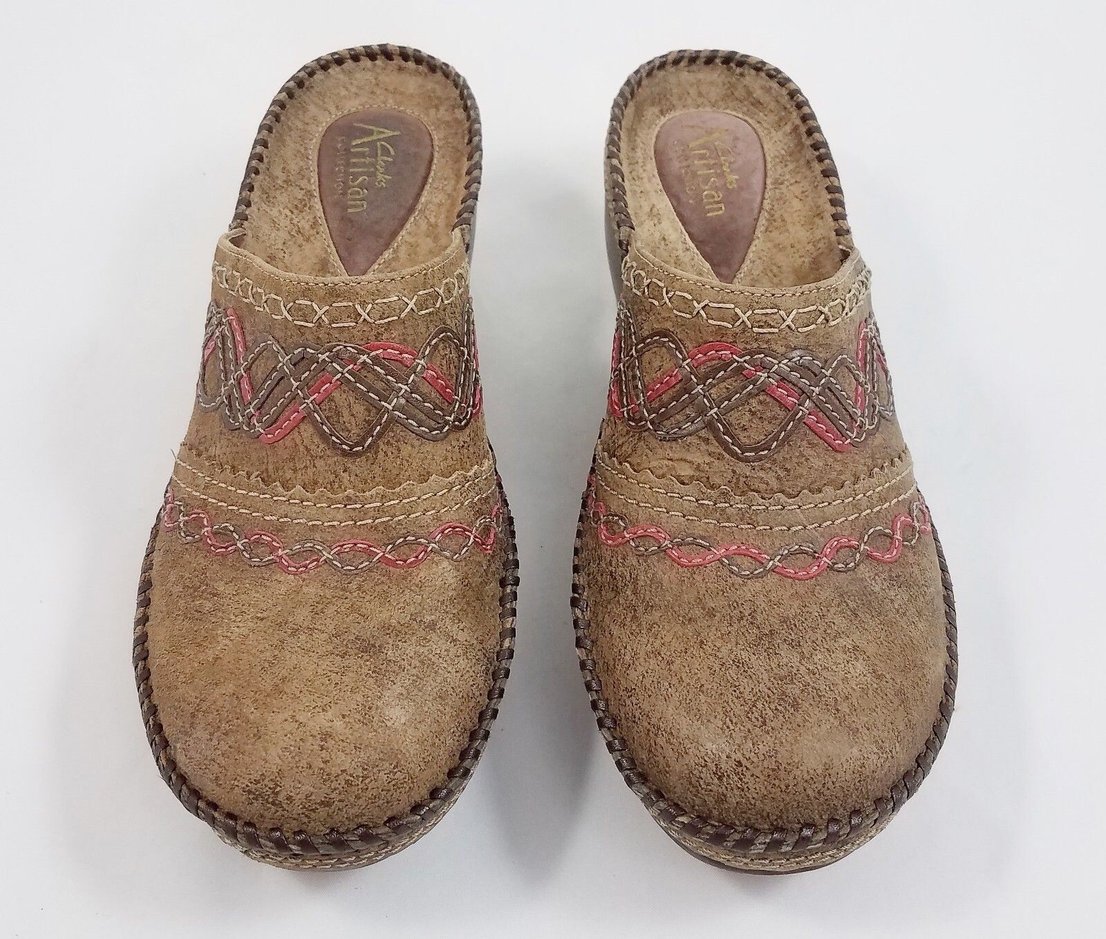 clarks wedge mules