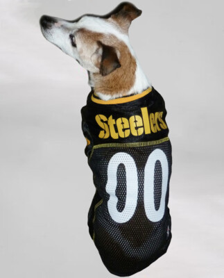 PITTSBURGH STEELERS NFL Pet Dog Mesh Football Jersey (all sizes