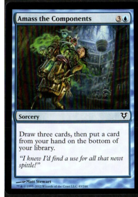Amass the Components - Avacyn Restored - common - NM - MTG Magic the Gathering