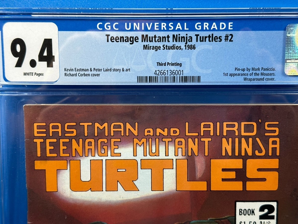 Teenage Mutant Ninja Turtles #2 3rd print - Mirage Studios - CGC