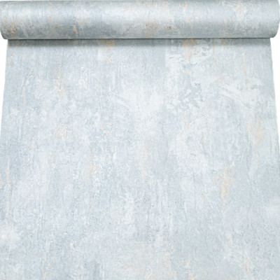 Uni Grau Gold Metallic Tapete Struktur Industrial Beton Optik Feature