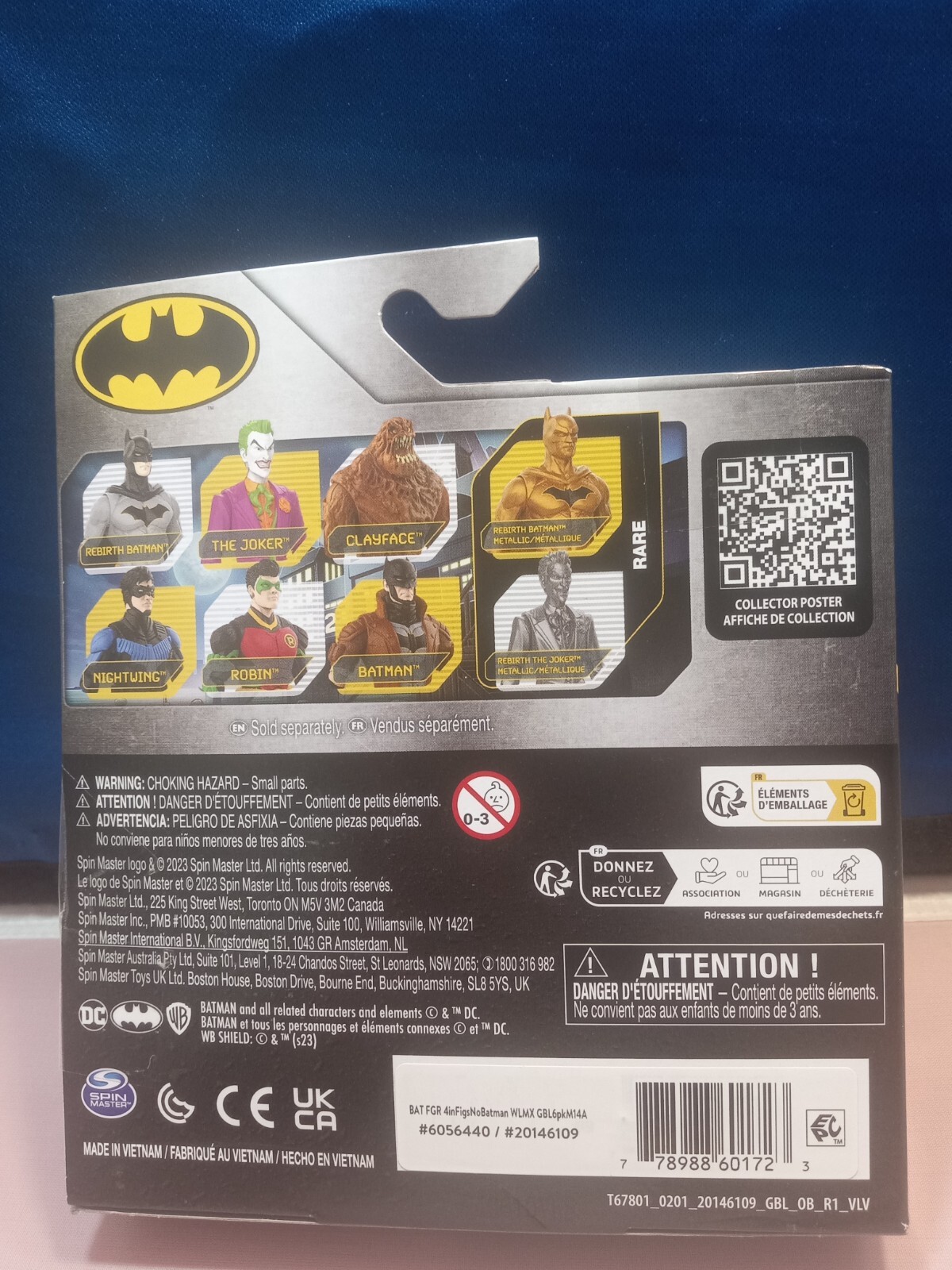 DC Rebirth THE JOKER Metallic Rare Figure With 2 Accessories Spin Master New