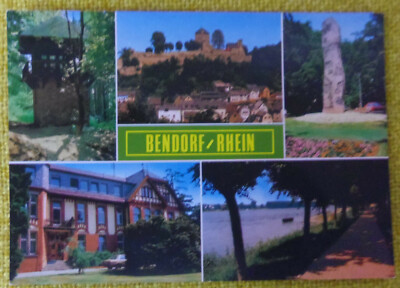 Ansichtskarte Bendorf am Rhein, schöne Mehrbildkarte  (100B-21)