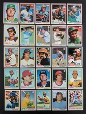 1978 Topps Baseball Set Break 25 Cards