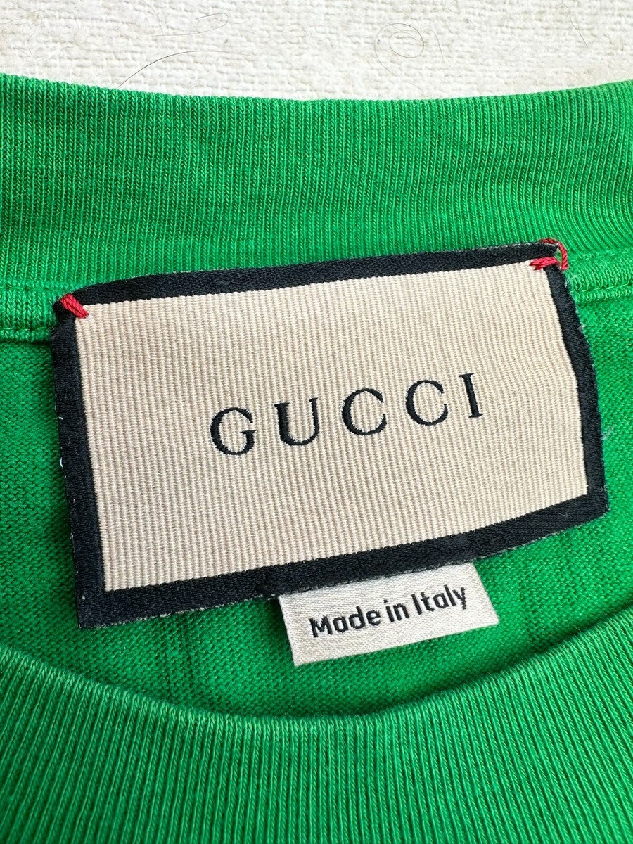 Authentic Gucci T-Shirt 1921 To Hug A Snake Logo Green size S | eBay