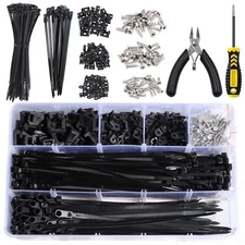 Self-Locking Cable Zip Tie Saddle Type Mounts Base,Mounting Hole Cable Ties