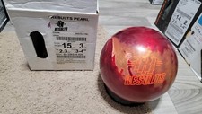 Radical Results Pearl Bowling Ball 1st Quality 15 Pounds 3-4" Pin 2.3ozTW