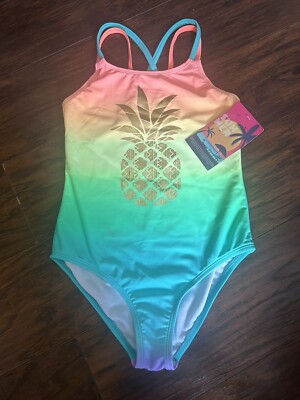 SummerGirls Swimsuits One-Piece Bathing Suits Multicolor Kids Sport Summer Beach