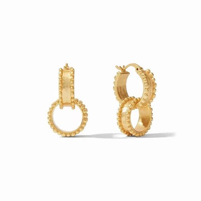 Julie Vos Marbella Hoop Earrings - Gold Plate
