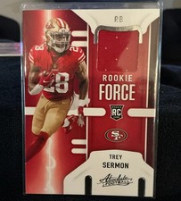 2021 Panini Absolute - Rookie Force Relics Trey Sermon #RF-TSE (MEM, RC)