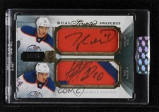 2013-14 The Cup Dual Scripted Swatches 14/15 Taylor Hall Nail Yakupov Auto 2d8