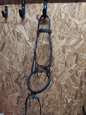 Cliff Barnsby Leder Slip-Head Trense,. Cob Größe, schwarz. (Ref:202Y)