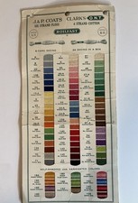 Vintage J&P Coats Clarks ONT Embroidery Floss...