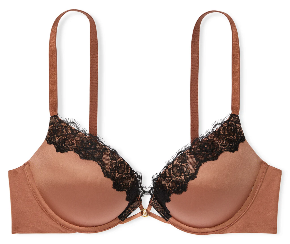 Victoria’s Secret Bombshell ブラ 32D 新品未使用 VICTORIA'S SECRET Bombshell Add-2-cups Satin Push Up Bra size 32 D