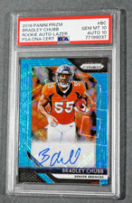 2018 Prizm BRADLEY CHUBB Rookie Auto Lazer RC PSA 10 Auto 10