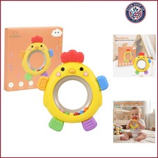 Baby Teether Rattle Toy,Babies Teething Rings Toys for 0-6 6-12 ,Chicken Shap...