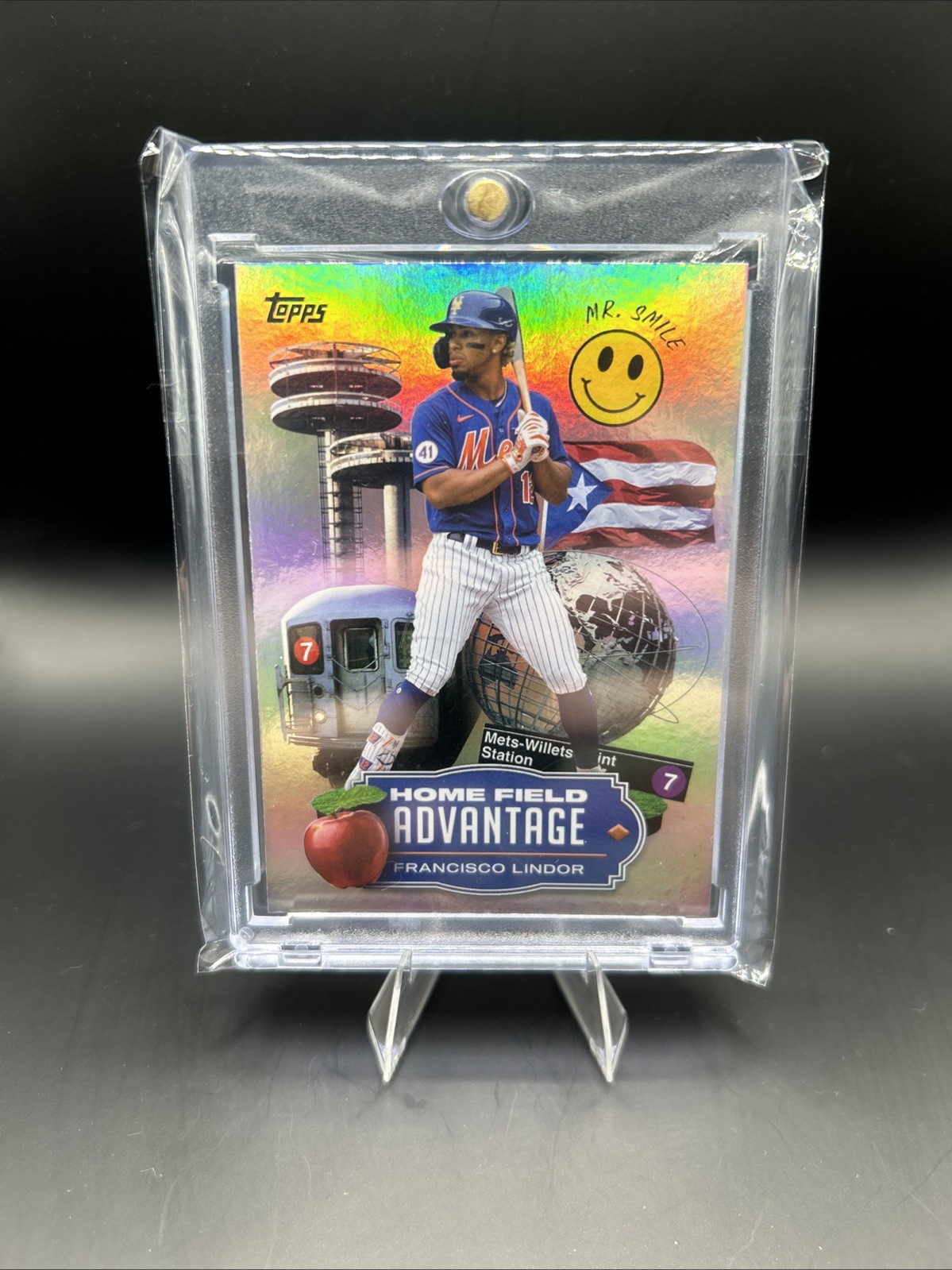 2023 Topps Francisco Lindor Home Field Advantage Case Hit SP Mets